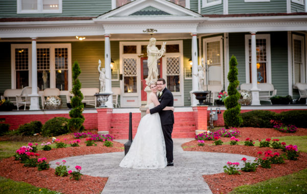 Ashley & Zack Balestino Wedding In Front of House