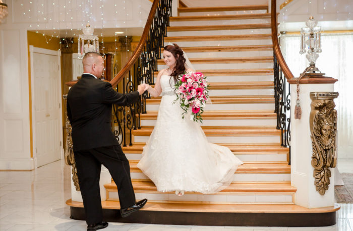 Mr. & Mrs. Borah Stairs Hold Hands