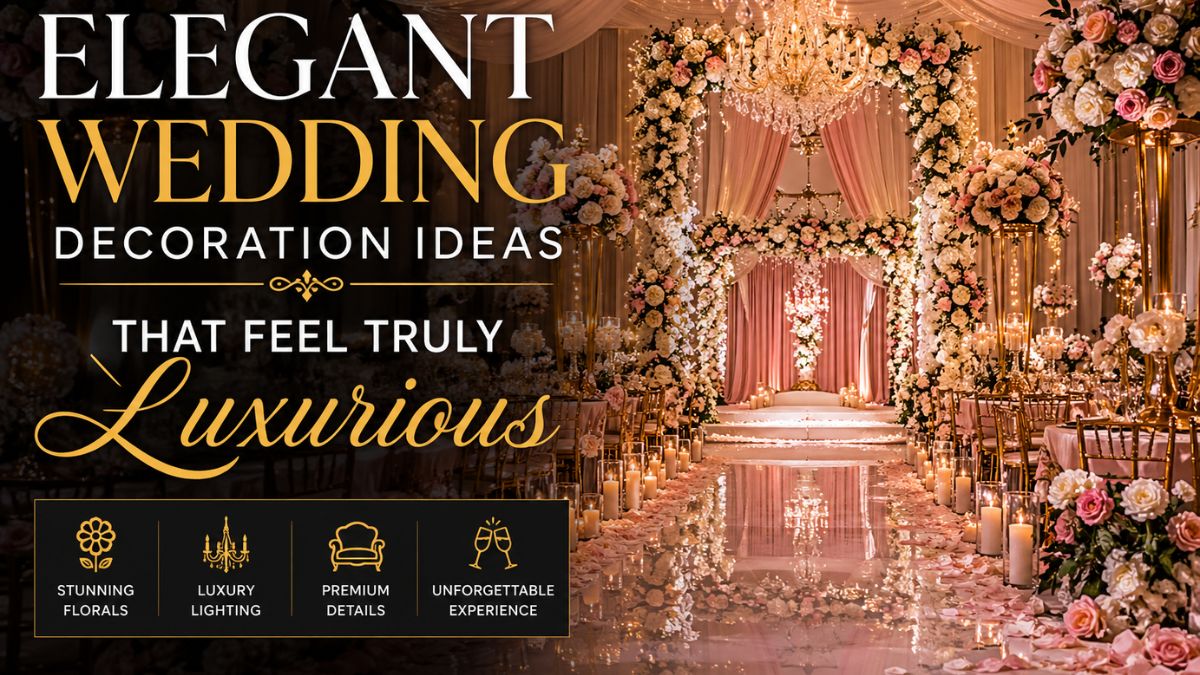 Elegant Wedding Decoration Ideas That Feel Truly Luxurious