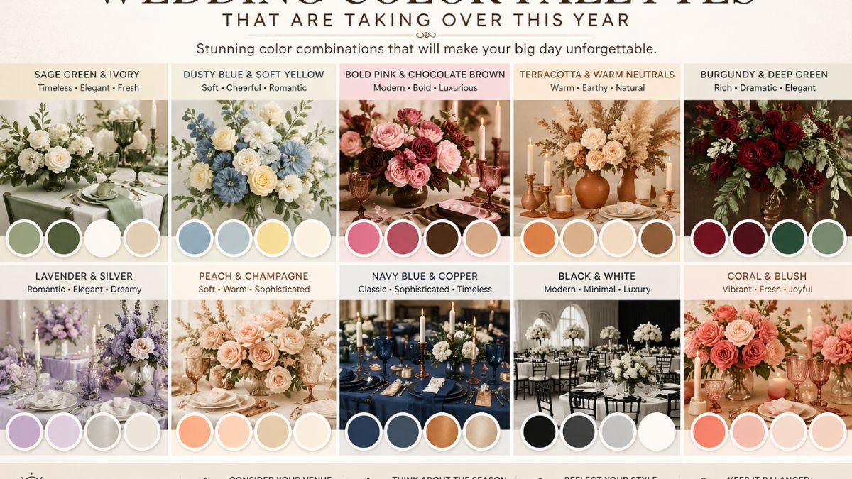 Wedding Color Palettes That Are Taking Over This Year