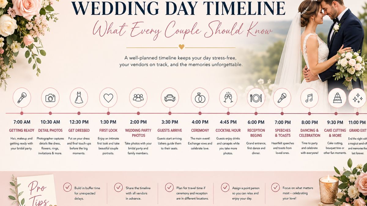 Wedding Day Timeline: What Every Couple Should Know