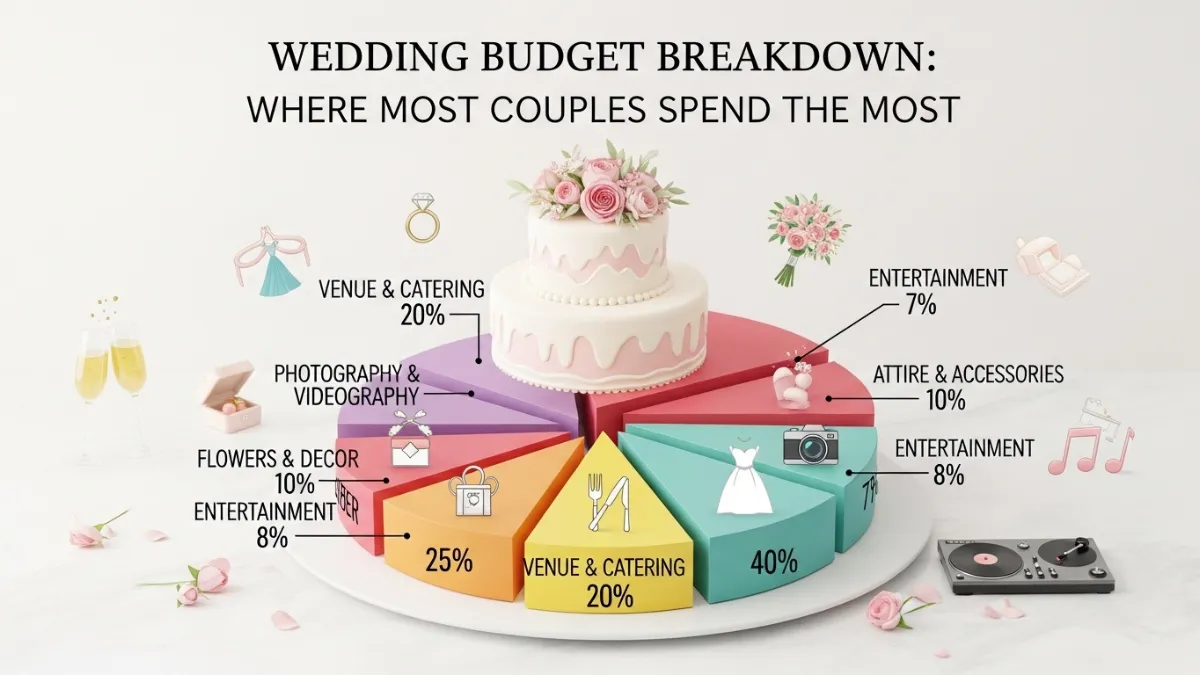 Wedding Budget Breakdown: Where Most Couples Spend the Most