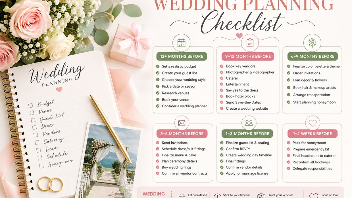 The Ultimate Wedding Planning Checklist Every Couple Needs